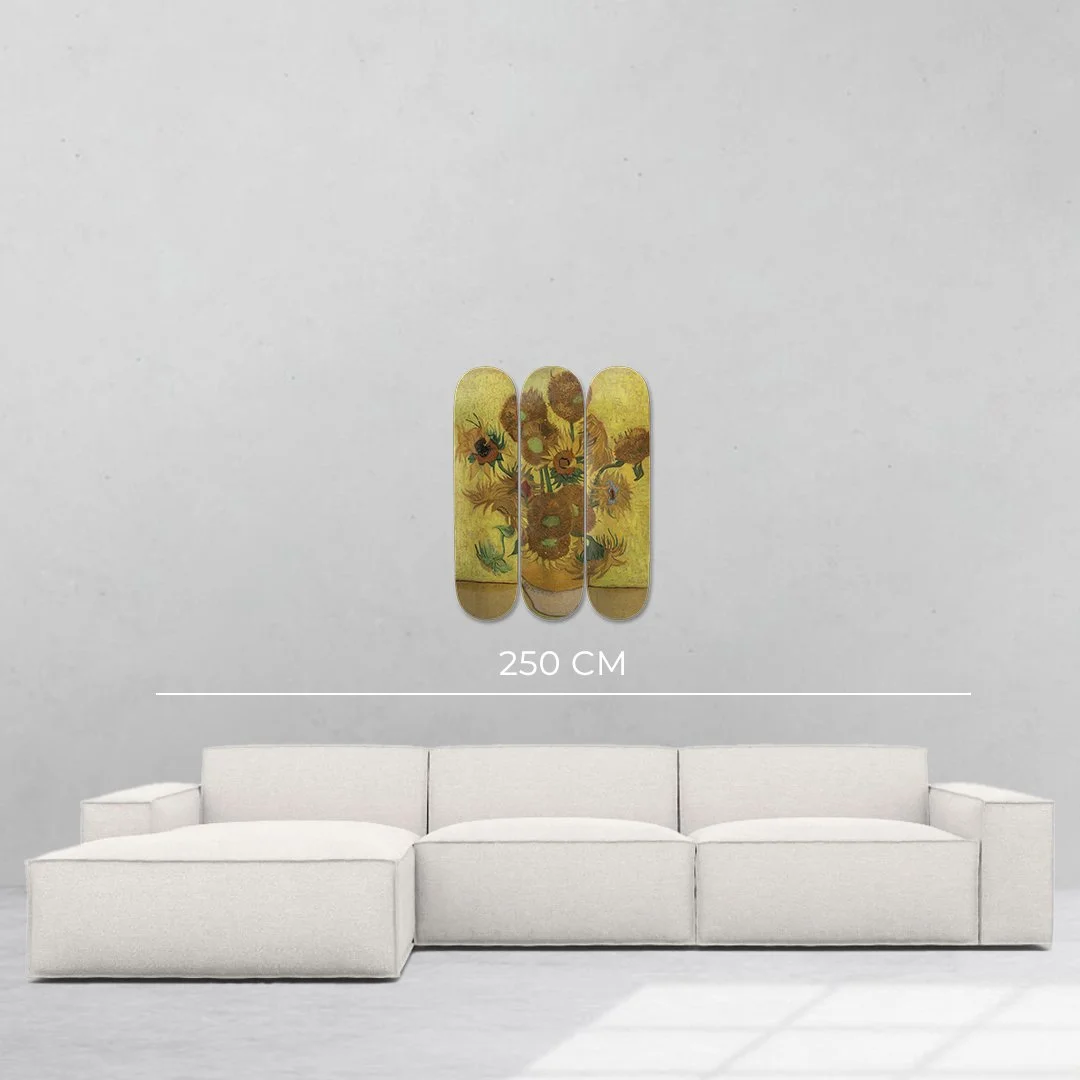 Vincent Van Gogh Sunflowers Skateboard Art — Ze Art Gallery